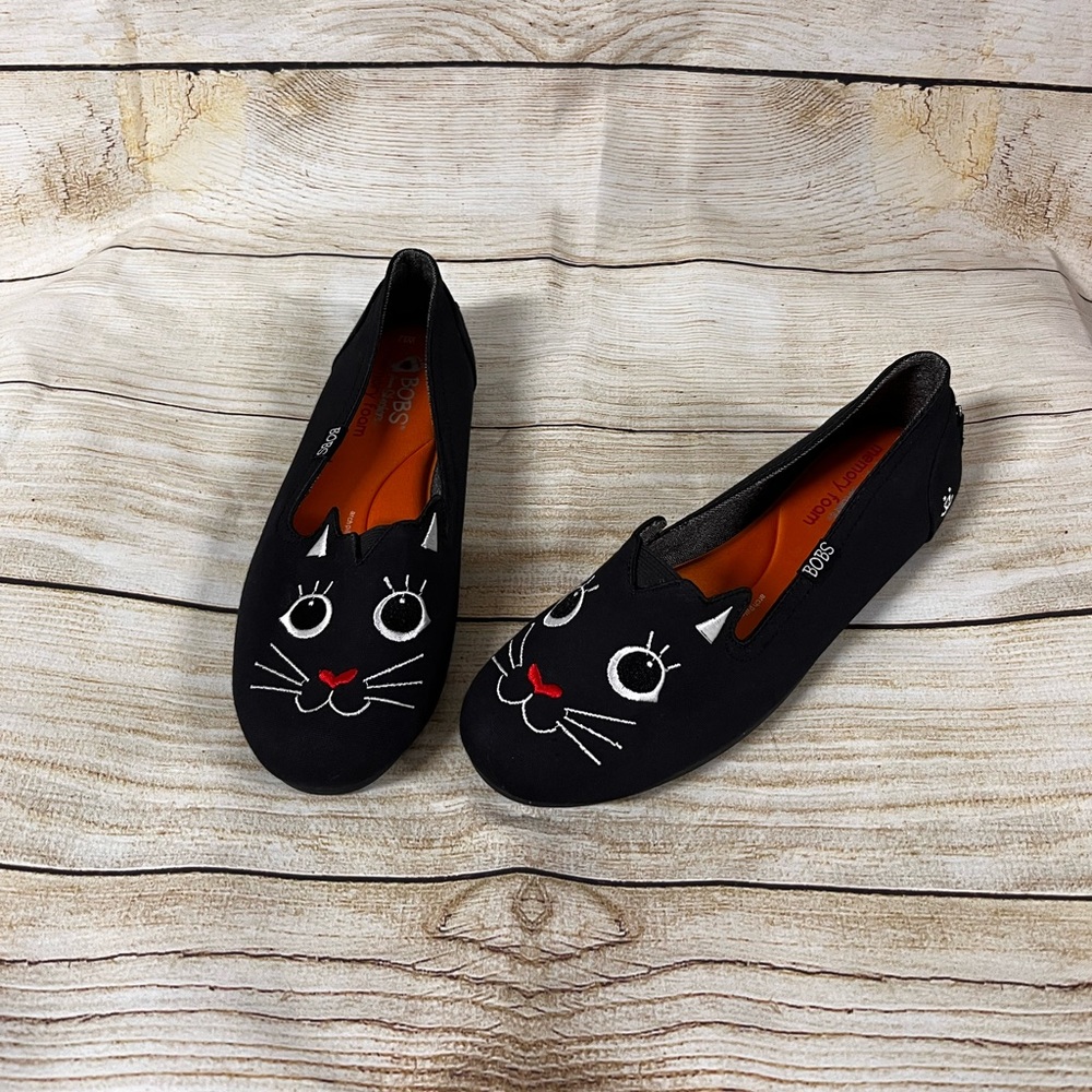 Bobs for Skechers Catitude Flats with Memory Foam Insoles